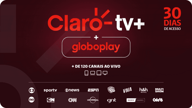 GiftCard Claro TV+ R$69,90